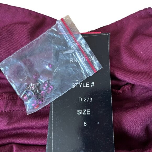 New Pisarro Nights Sleeveless Dress Size 8 - Picture 6 of 11